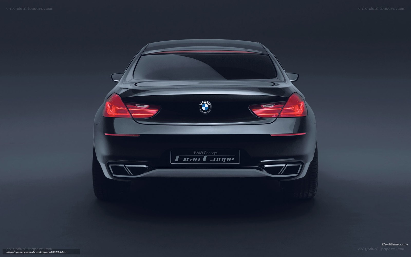 BMW Concept Gran Coupe rear view