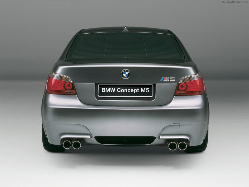 BMW Concept M5 rear view