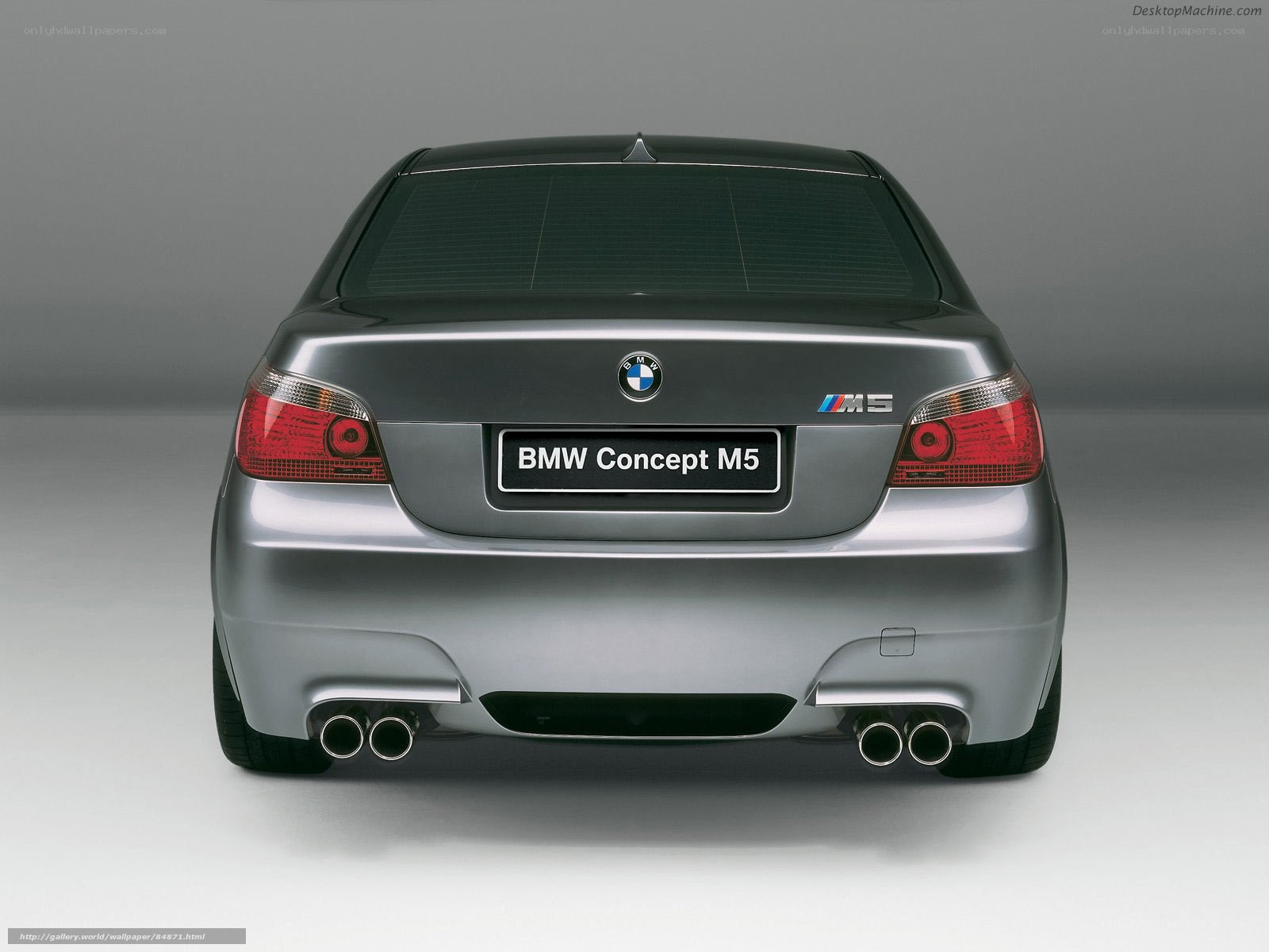 BMW Concept M5 rear view
