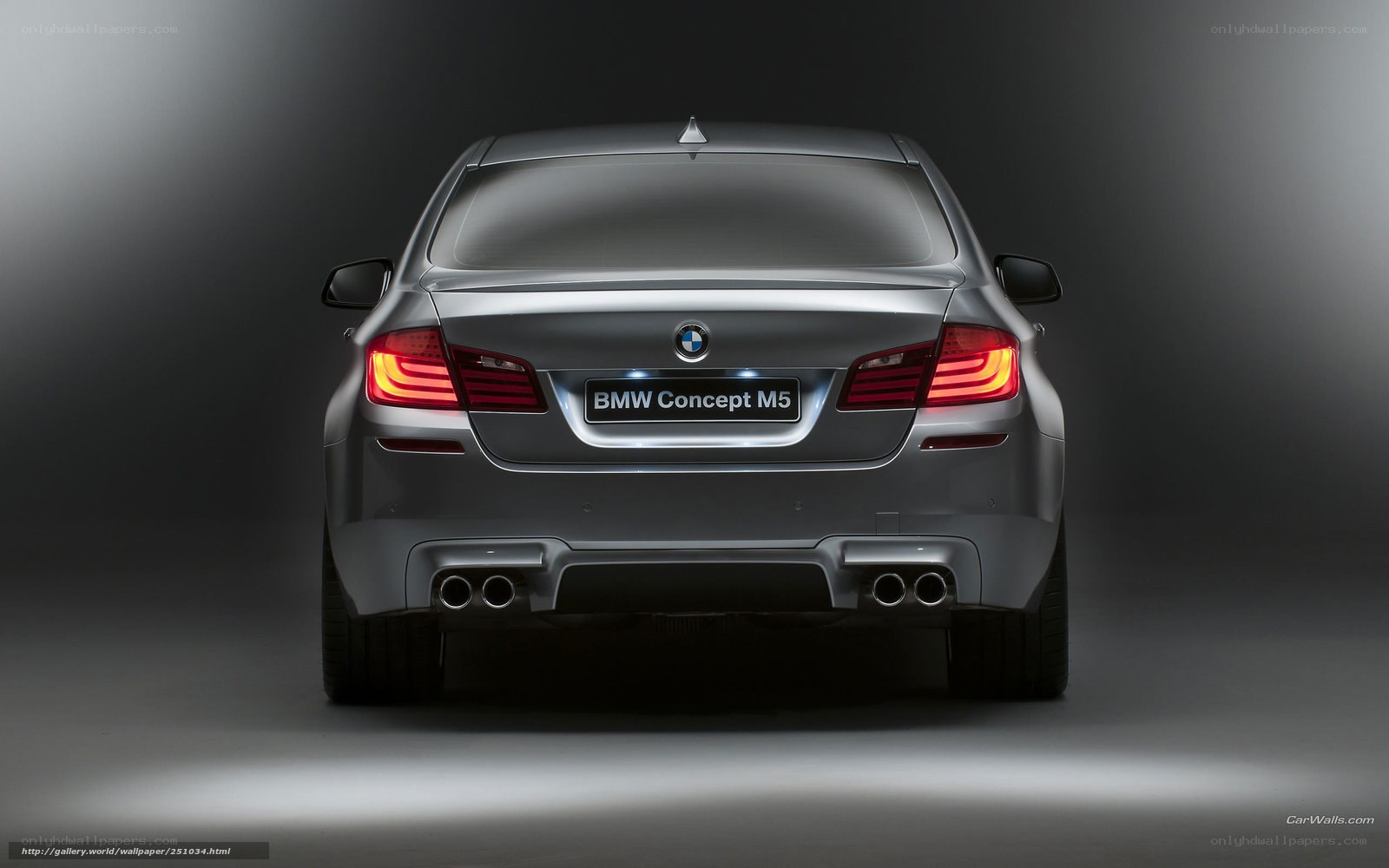 BMW Concept M5 rear view