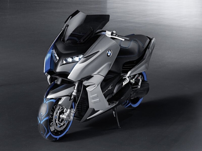 BMW Concept Motorcycle — Gray