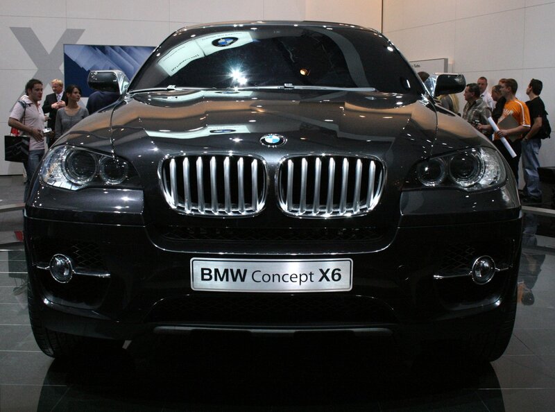 BMW Concept X6 at auto show