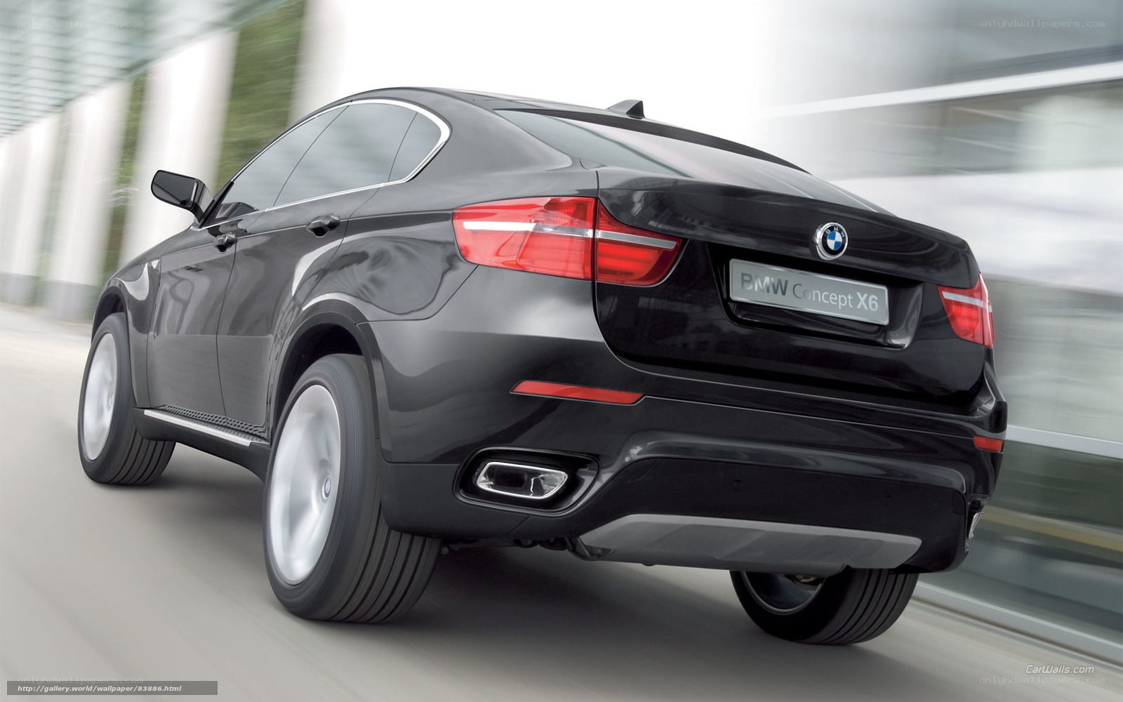 BMW Concept X6 in motion
