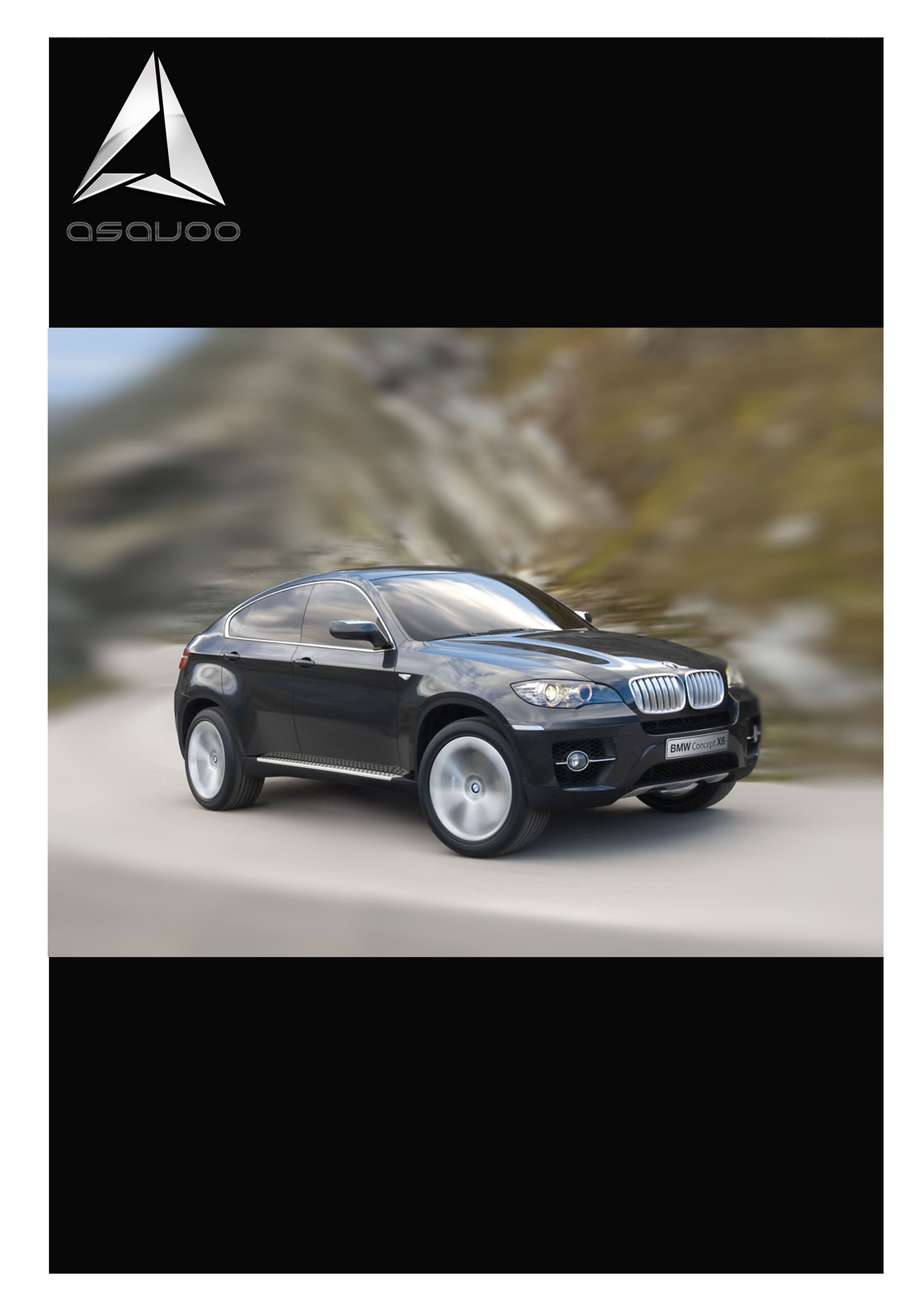 BMW Concept X6 in motion