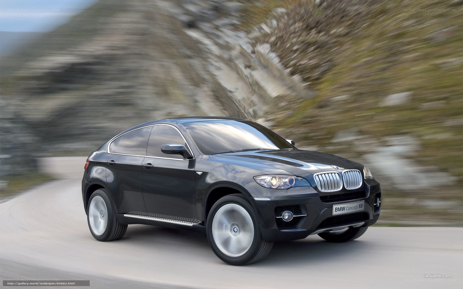 BMW Concept X6 in motion