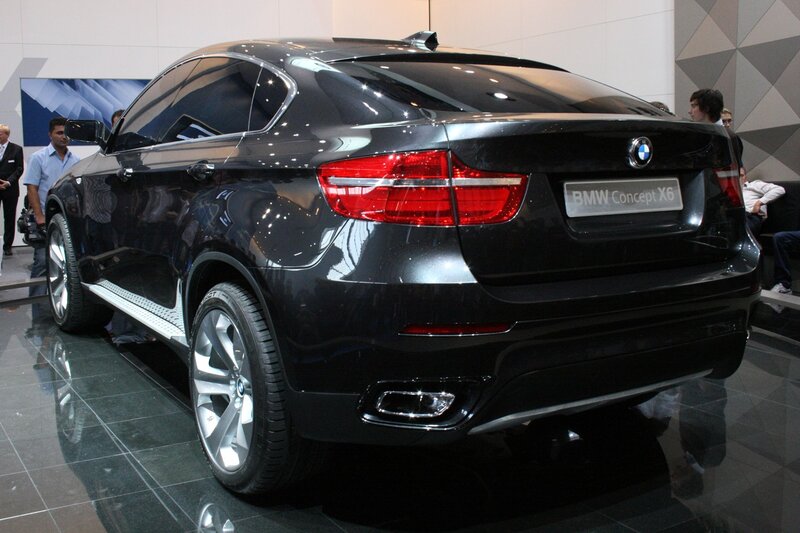 BMW Concept X6 on display