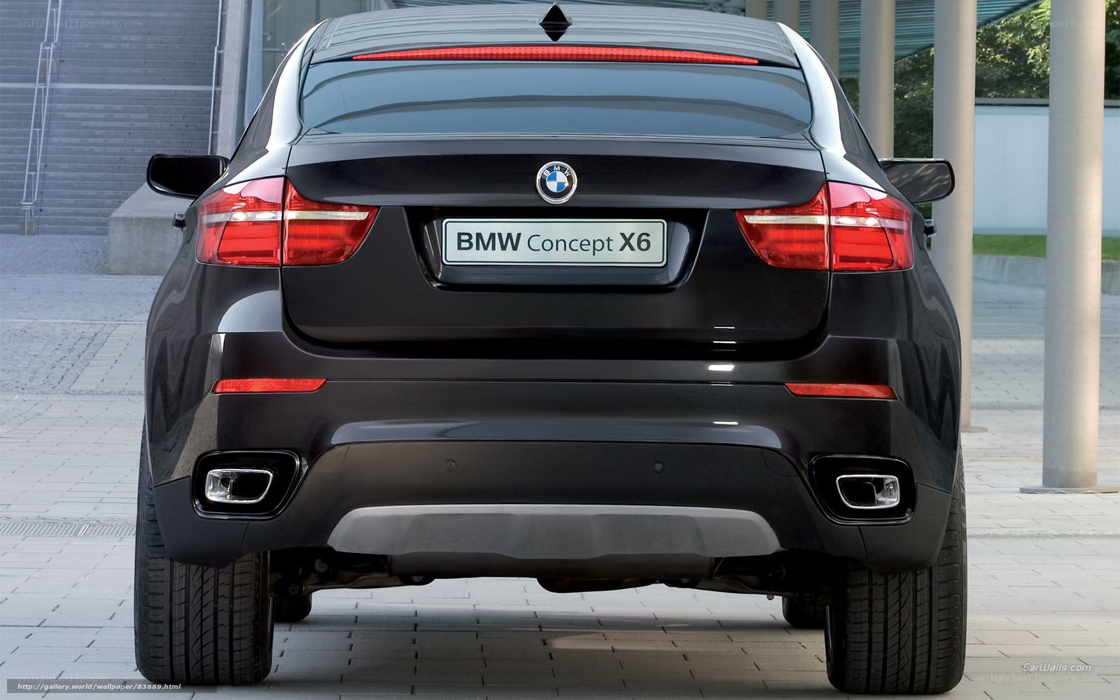 BMW Concept X6 rear view