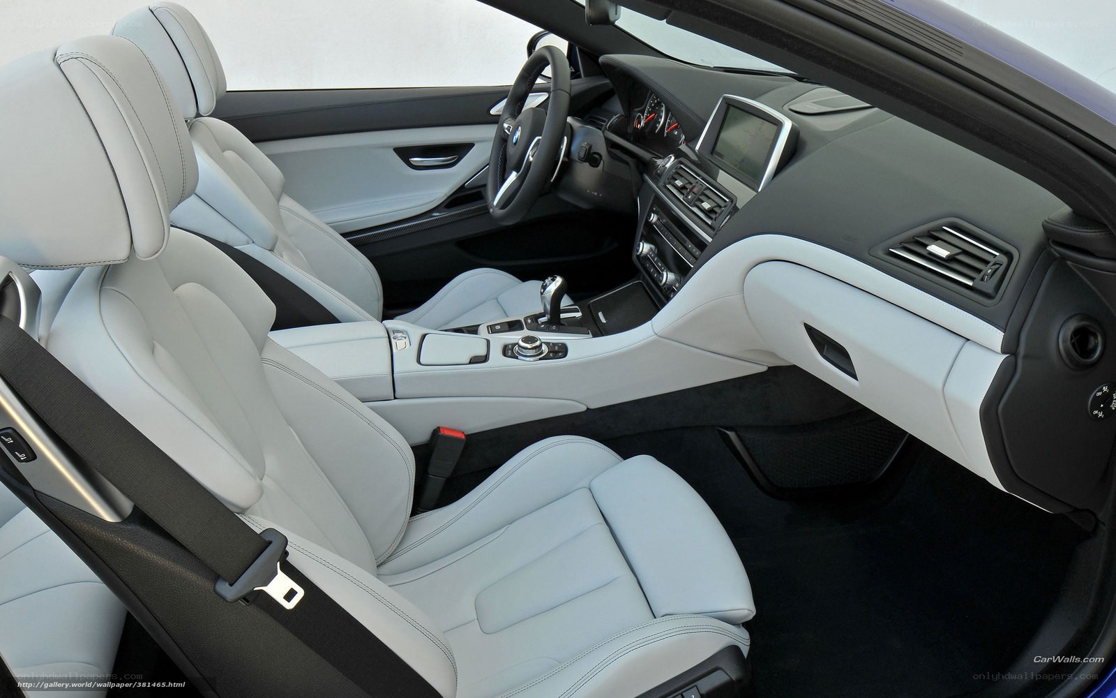 BMW convertible interior