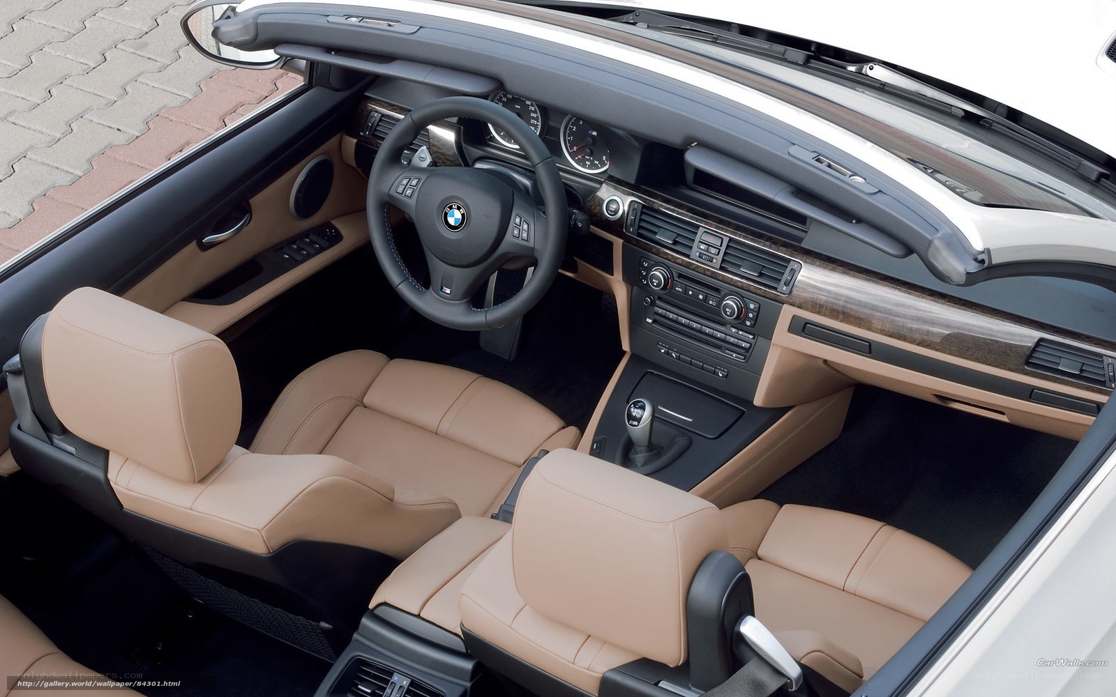 BMW convertible interior
