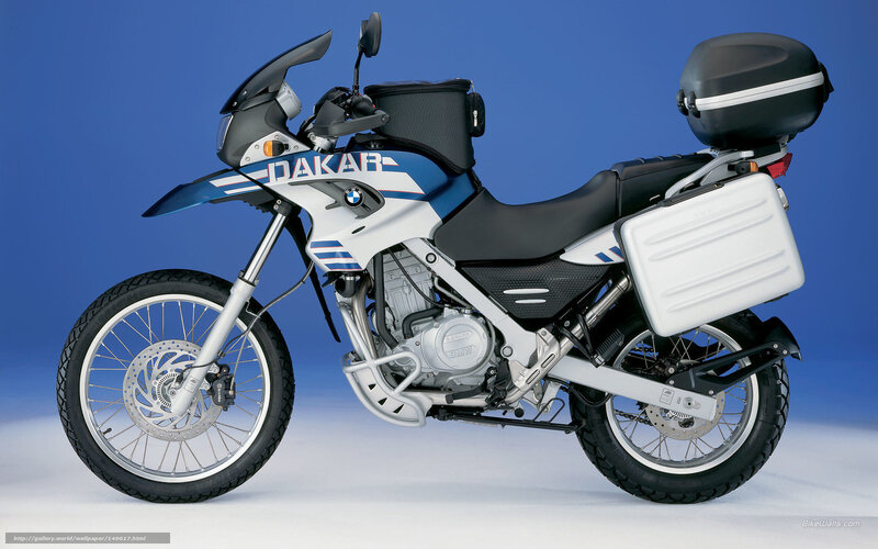 BMW Dakar Motorcycle — Blue