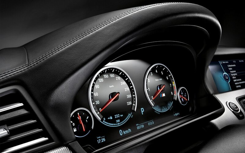 BMW dashboard close-up