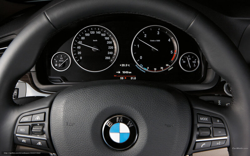BMW dashboard close-up