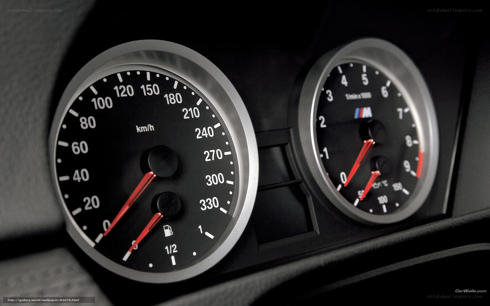 BMW dashboard gauges