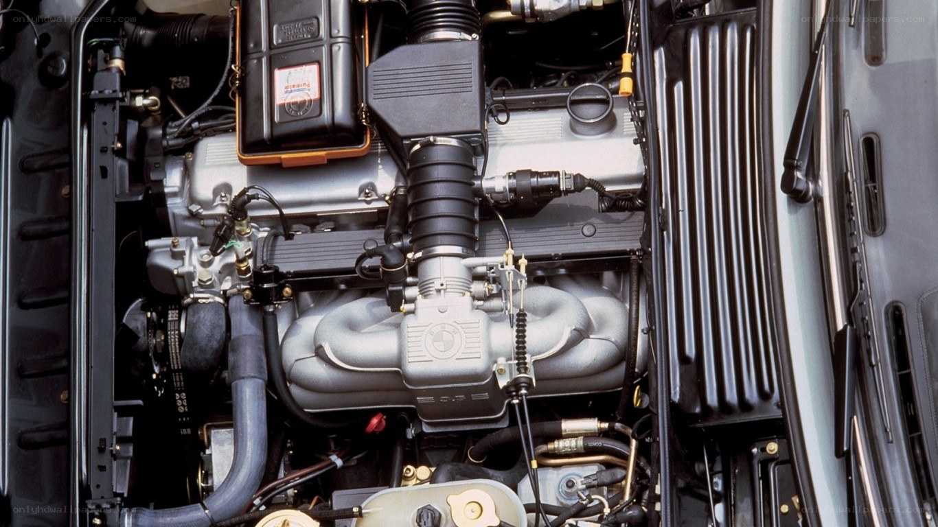 BMW engine bay