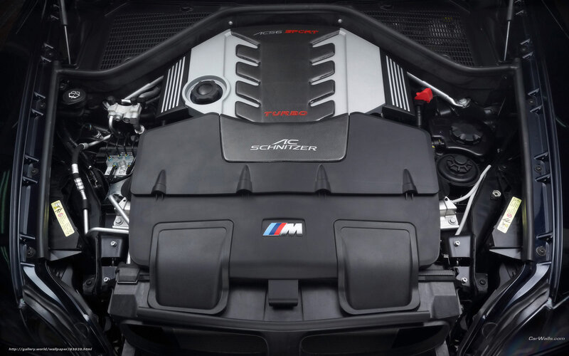 BMW engine bay close-up