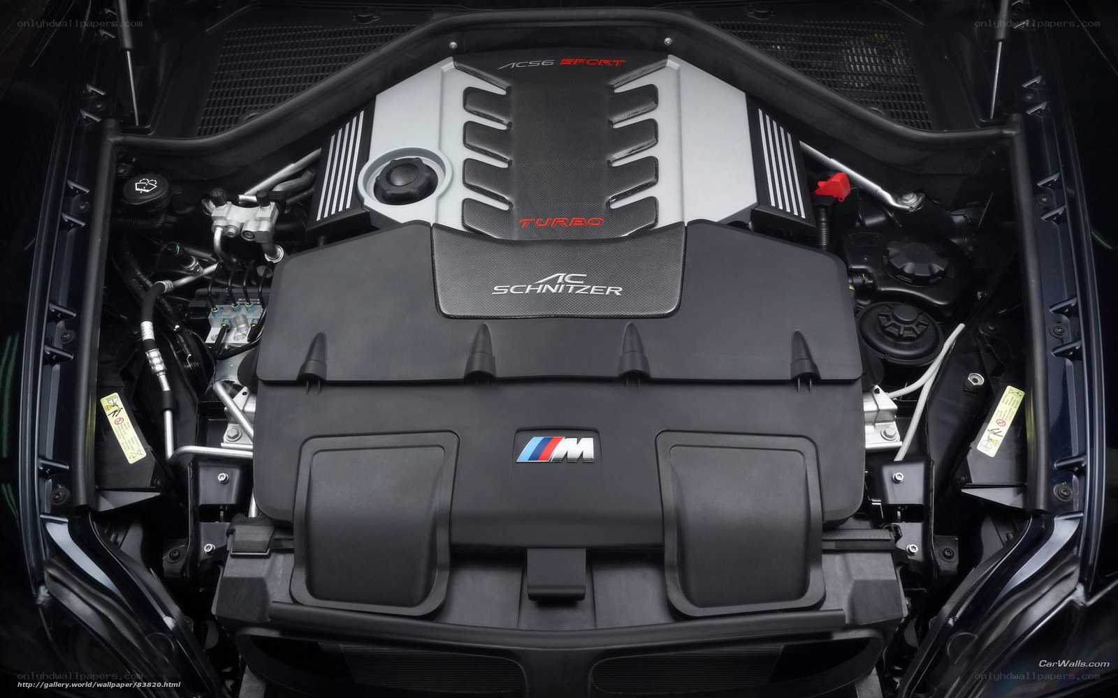 BMW engine bay close-up