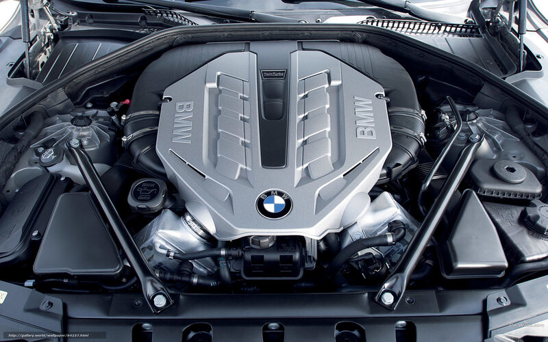 BMW Engine Bay — Silver