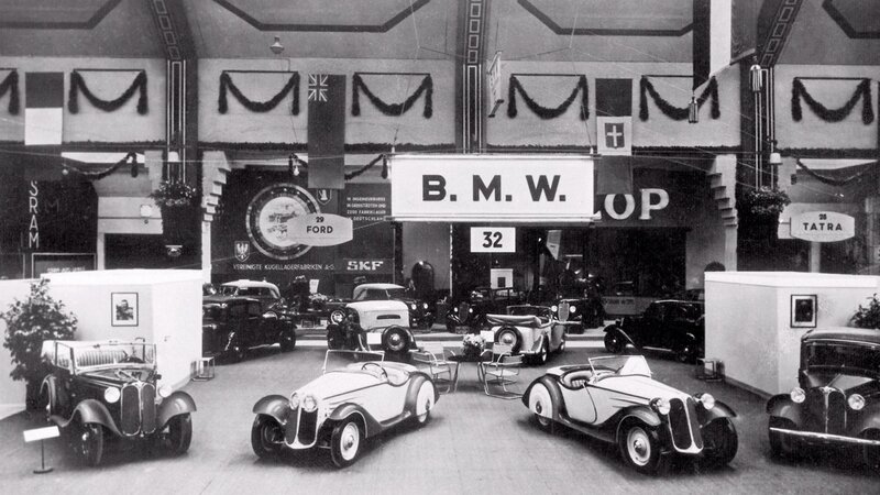 BMW exhibit at auto show