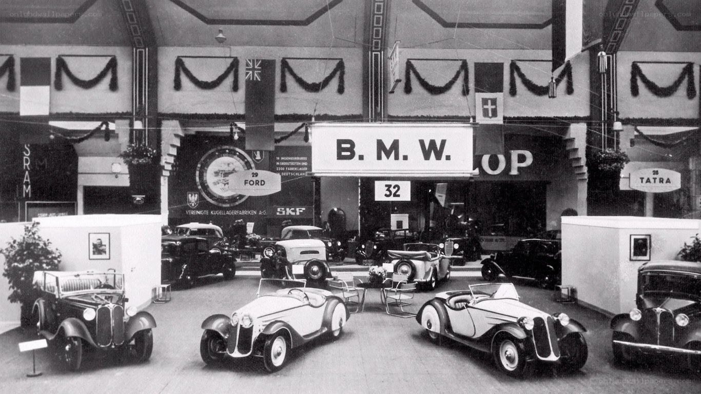 BMW exhibit at auto show