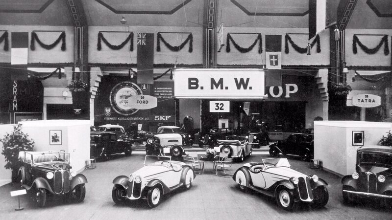BMW exhibit at auto show