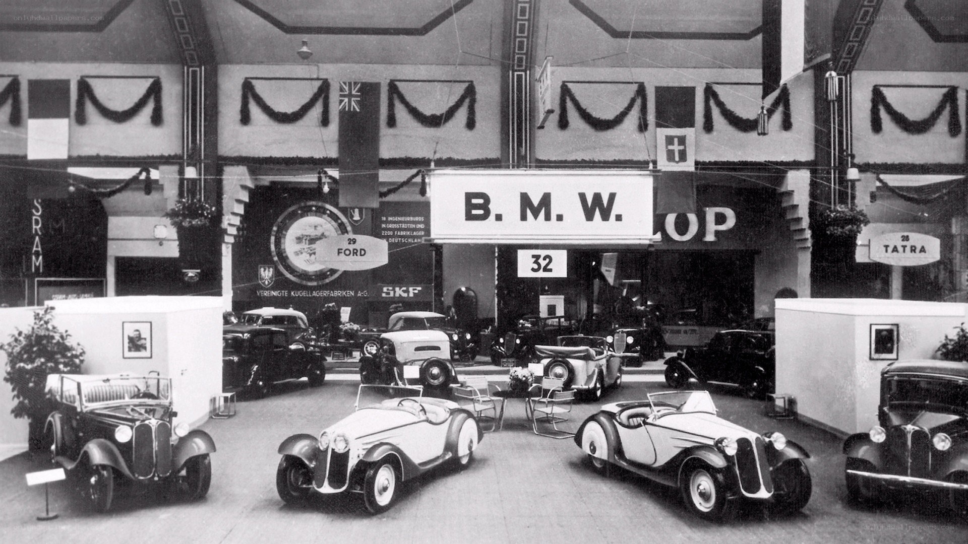 BMW exhibit at auto show