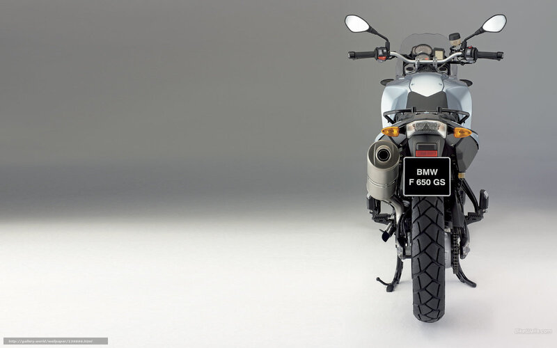 BMW F 650 GS Motorcycle — Gray