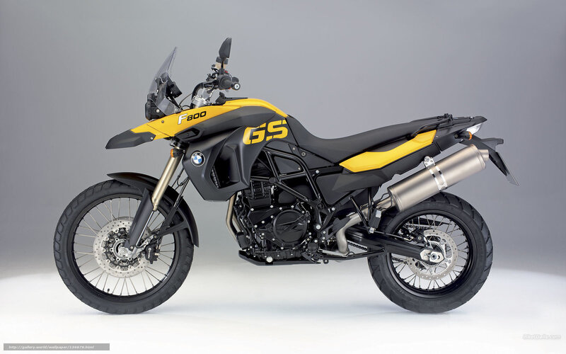 BMW F800GS motorcycle