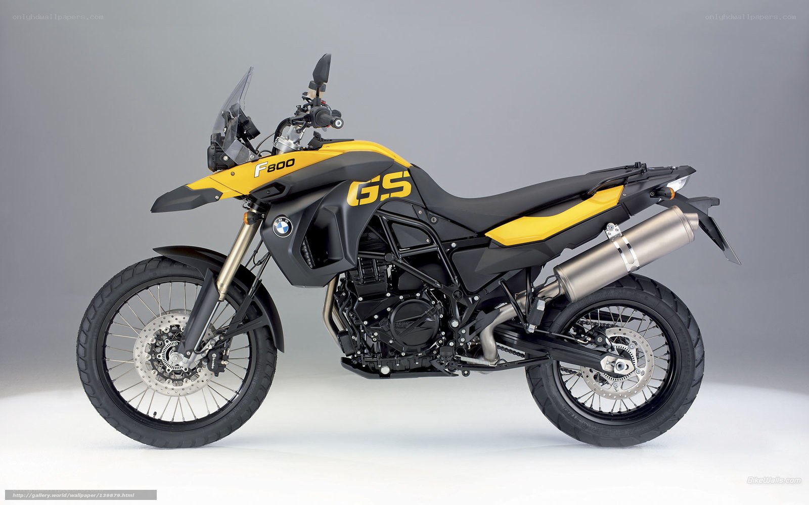 BMW F800GS motorcycle