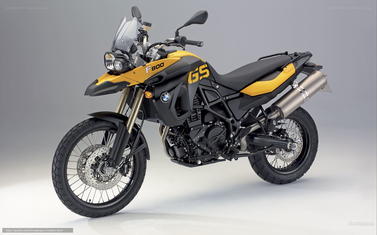 BMW F800GS motorcycle