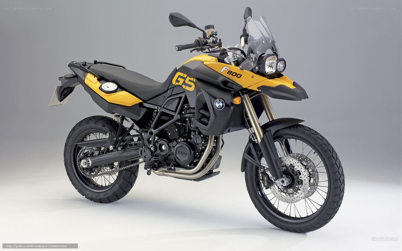 BMW F800GS motorcycle