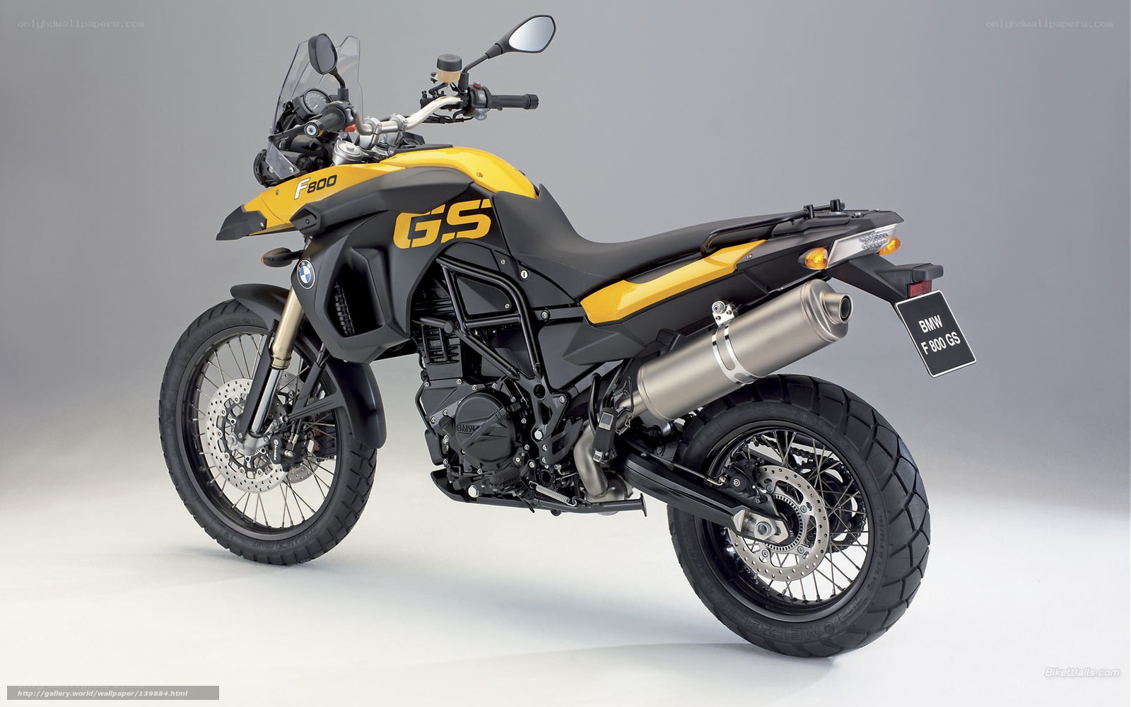 BMW F800GS motorcycle