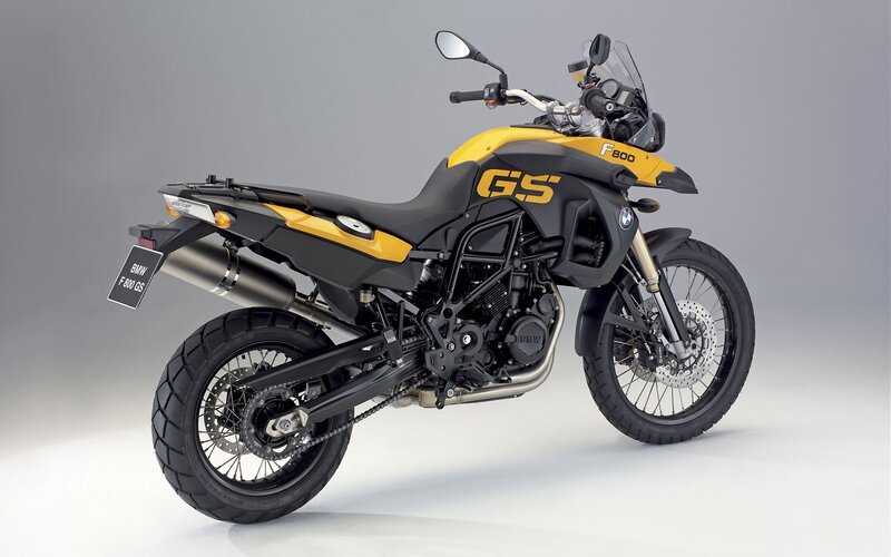 BMW F800GS motorcycle