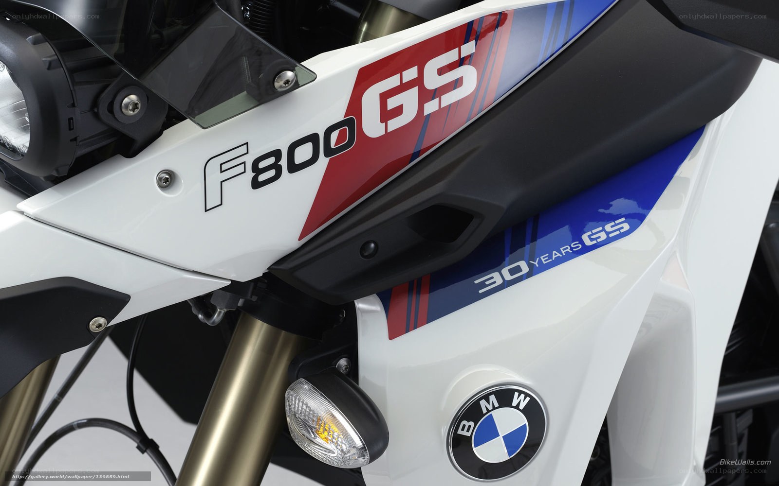BMW F800GS motorcycle