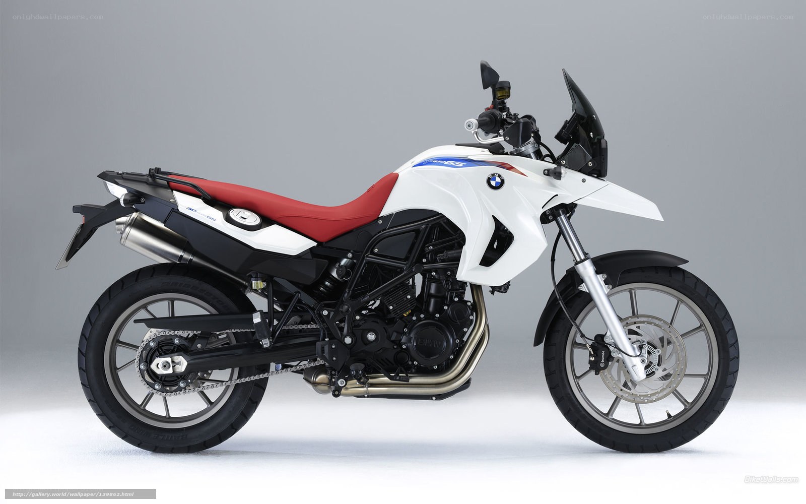 BMW F800GS motorcycle