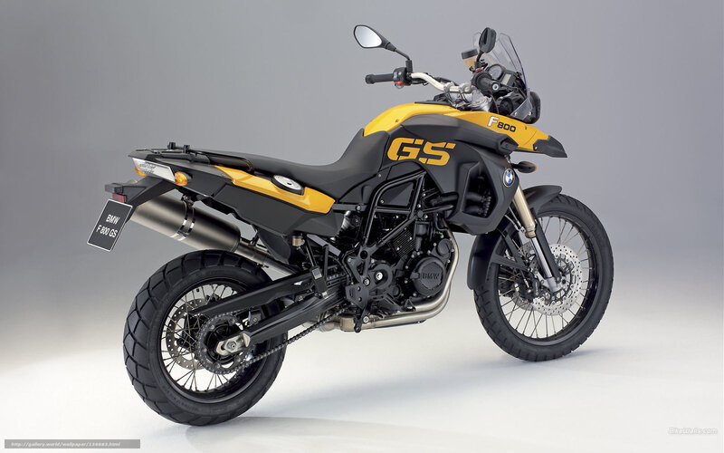 BMW F800GS Motorcycle — Black