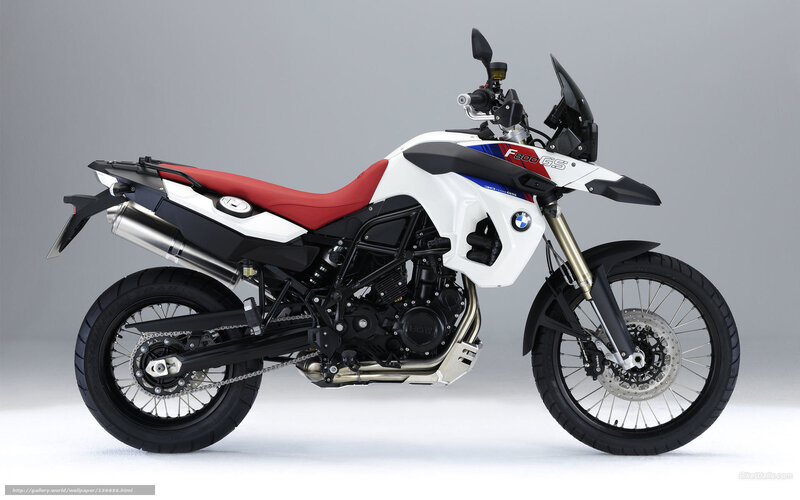 BMW F800GS Motorcycle — White