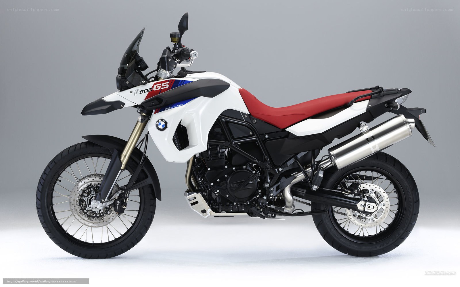 BMW F800GS motorcycle