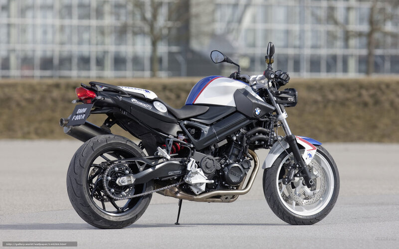 BMW F800R Motorcycle — Black, Neutral