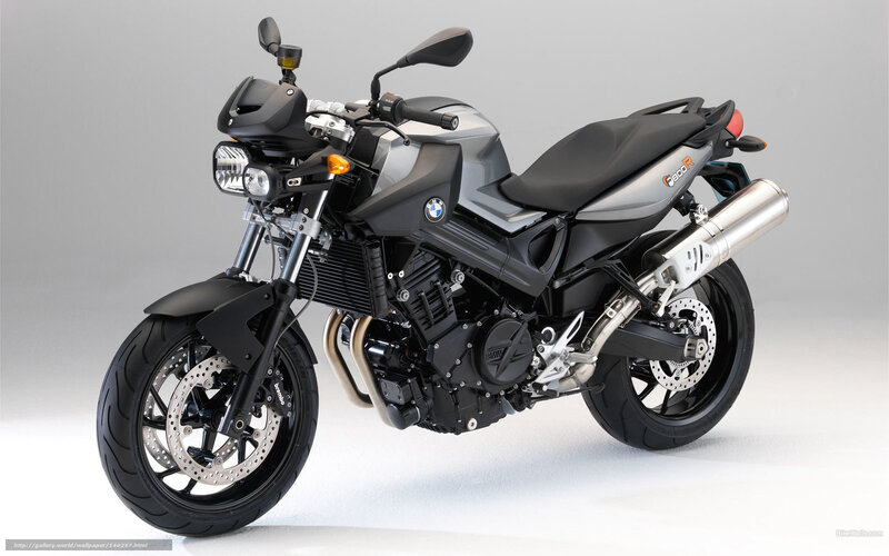 BMW F800R Motorcycle — Black