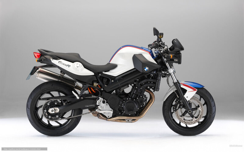 BMW F800R Motorcycle — White, Neutral