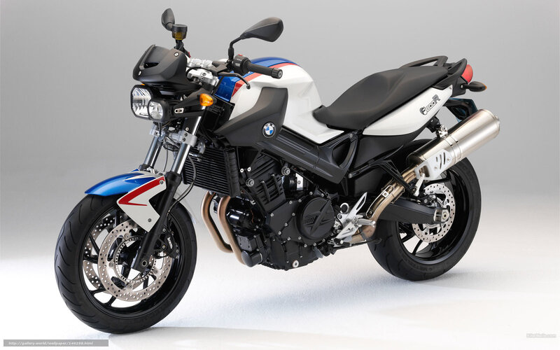 BMW F800R Motorcycle — White