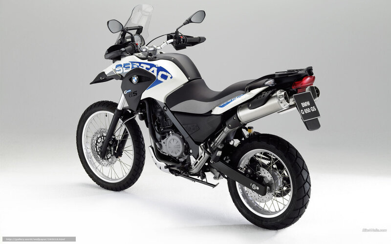 BMW G 650 GS Motorcycle — White