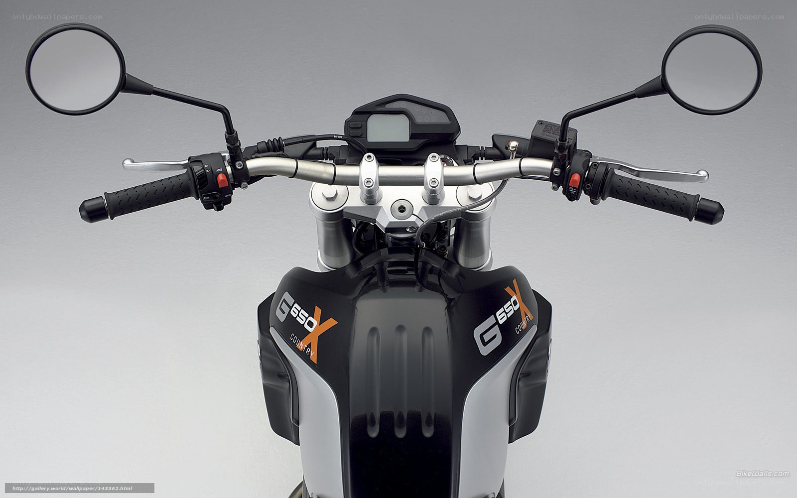 BMW G 650 X country handlebars