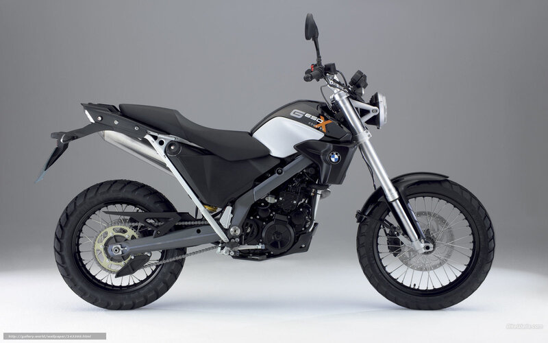 BMW G 650 X Country Motorcycle — Black, Neutral
