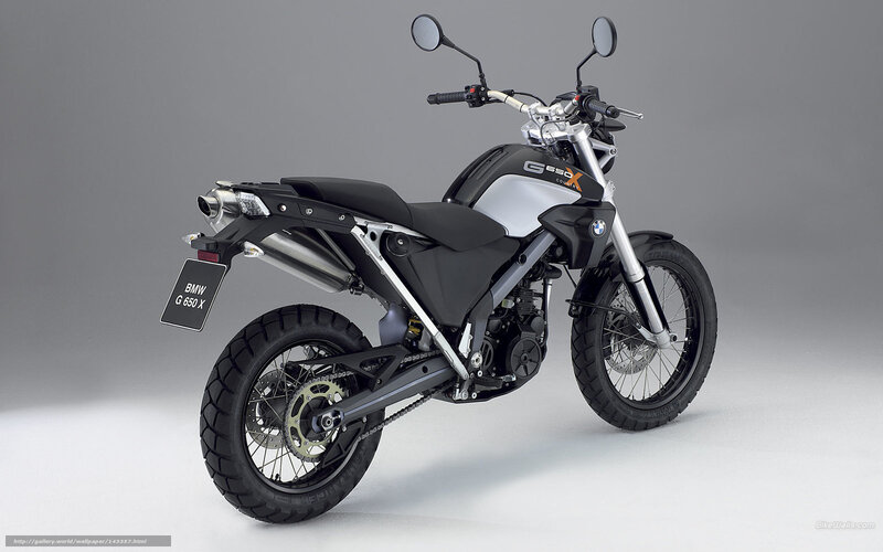 BMW G 650 X Motorcycle — Black