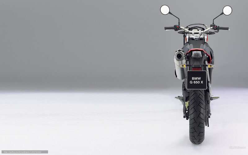 BMW G 650 X Motorcycle — Gray, Neutral, Photograph