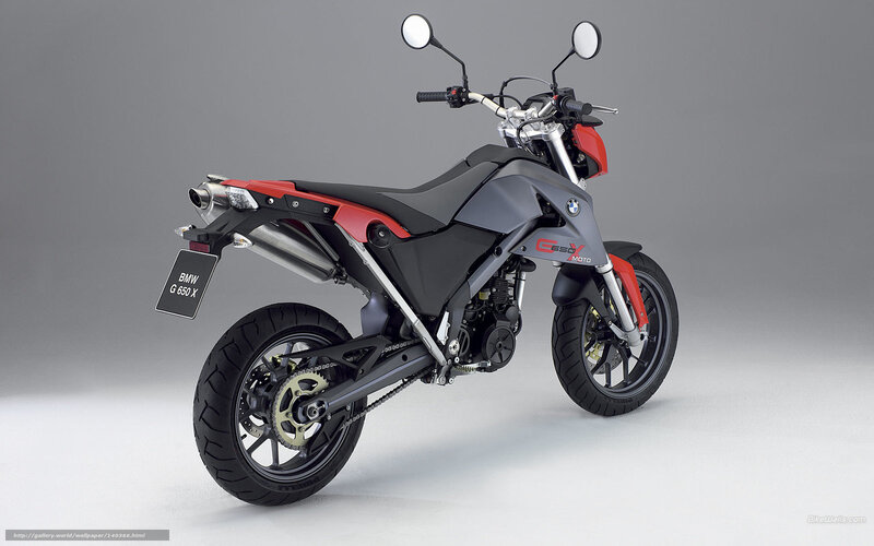 BMW G 650 X Motorcycle — Gray