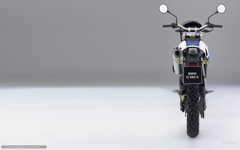 BMW G 650 X Motorcycle — White, Neutral