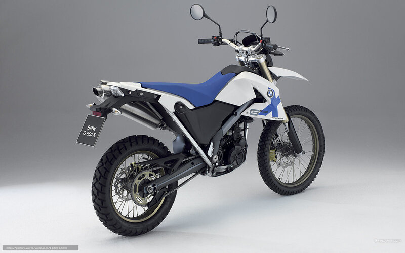 BMW G 650 X Motorcycle — White