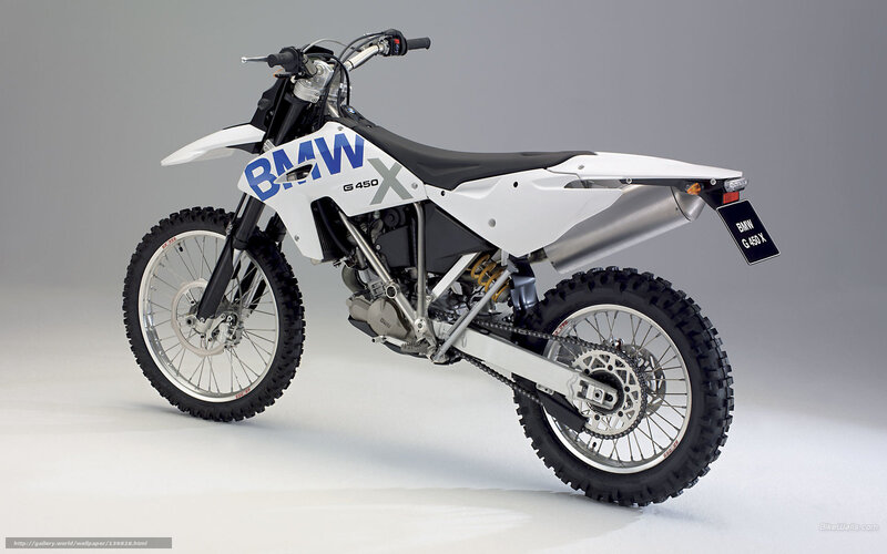 BMW G450X Motorcycle — White